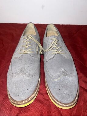 Mens Nordstrom 1901 Suede Wingtip Derby Shoes Size 13